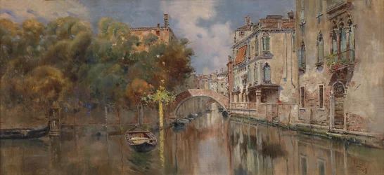 Uitzicht op een Kanaal in Venetië